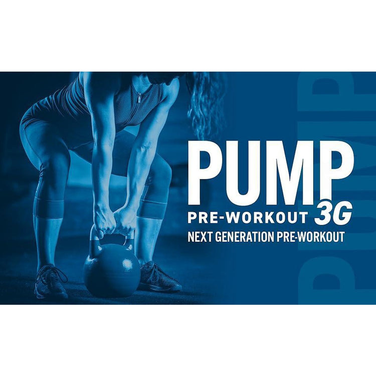 Applied Nutrition Pump 3G Pre Workout - Energy, Focus & Performance (375g - 50 Scoops) (ICY Blue Raz)