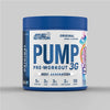 Applied Nutrition Pump 3G Pre Workout - Energy, Focus & Performance (375g - 50 Scoops) (ICY Blue Raz)