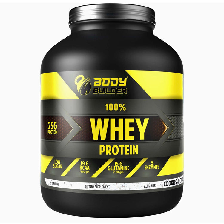 BODY BUILDER 100% WHEY (51-SERVINGS) COOKIES & CREAM